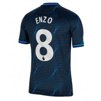 Camisa de Futebol Chelsea Enzo Fernandez #8 Equipamento Secundário 2023-24 Manga Curta